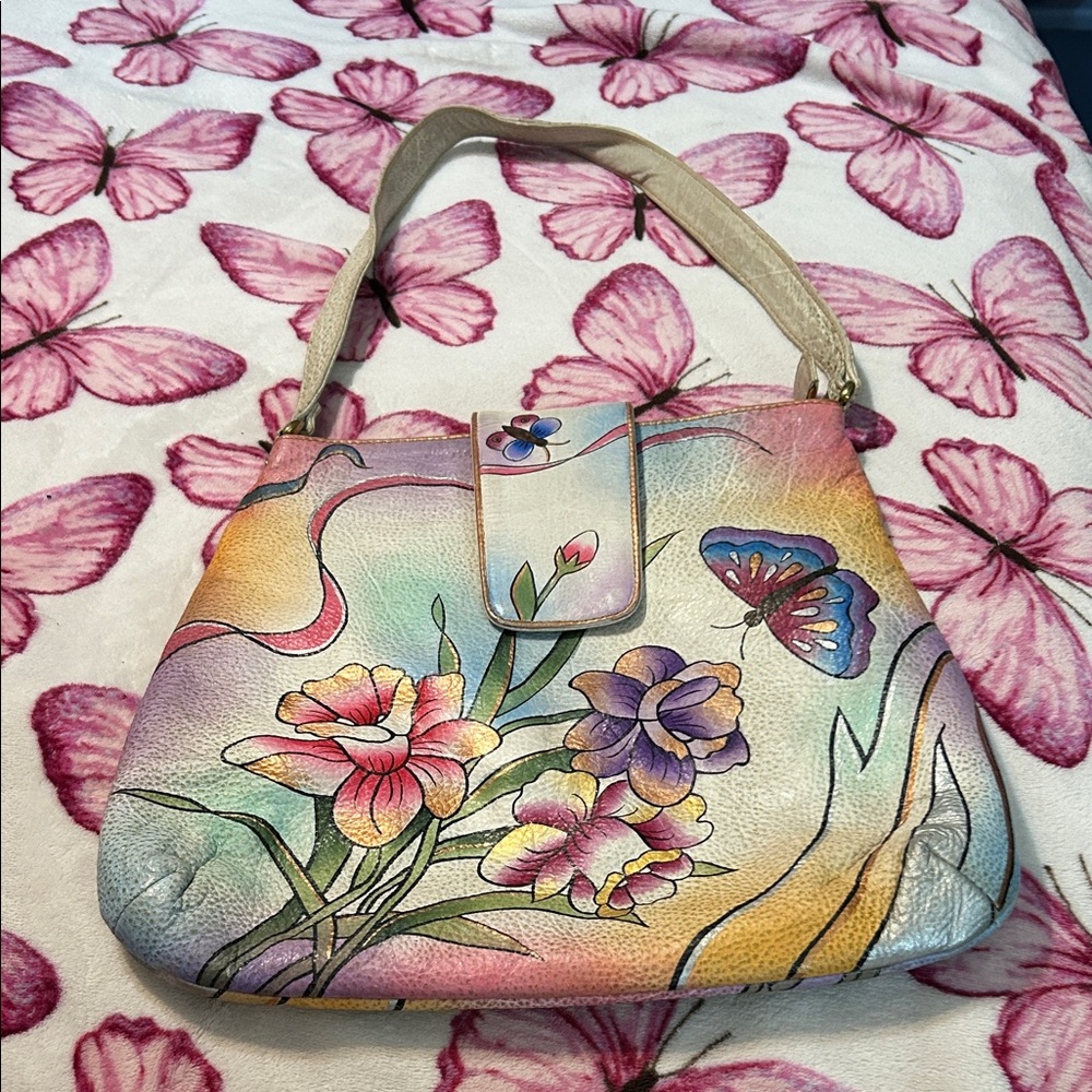 Pastel Floral Shoulder Bag